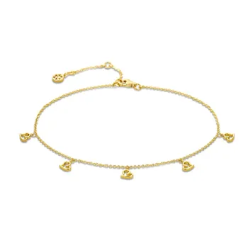 Youth Fußkettchen - vergoldetes Sterlingsilber